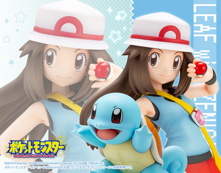 Pokemon Trainer Leaf with Squirtle Kotobukiya ARTFXJ Figure Review