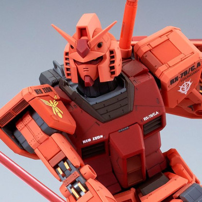 ガンプラ RX78/C,A CASVAL’S GUNDAM Ver.3.0 Bandai Gundam RX-78 Ver.3.0 MG 1/100 CASVAL'S char's red