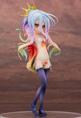 YLEAFUN Shiro Anime Figure - 10cm PVC Statue, Swimsuit Edition On Swimming Ring, Desktop Decoration, Collectible Gift