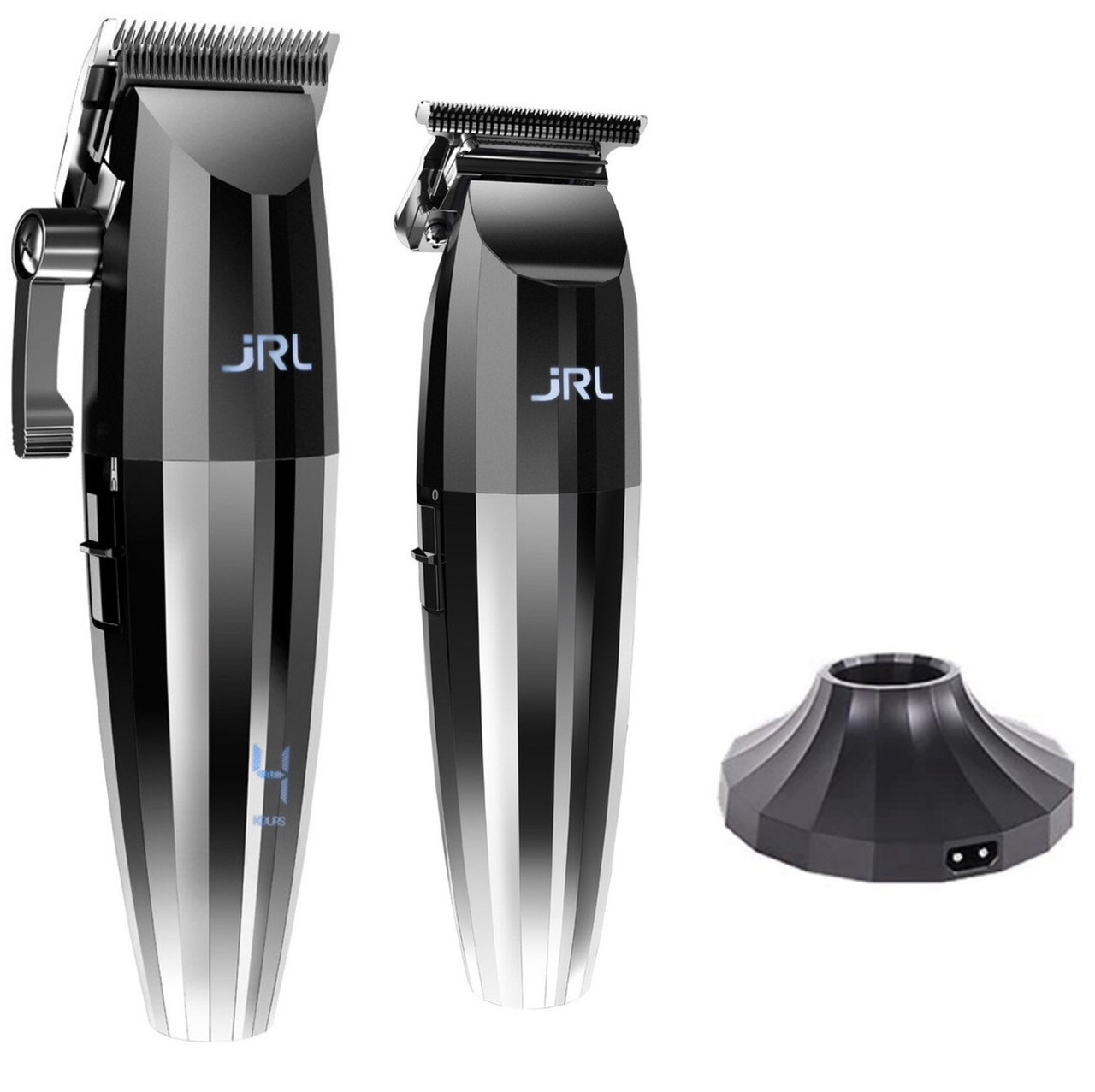 JRL Clipper & Trimmer - Silver Duo Set - Bravo Barber Supply