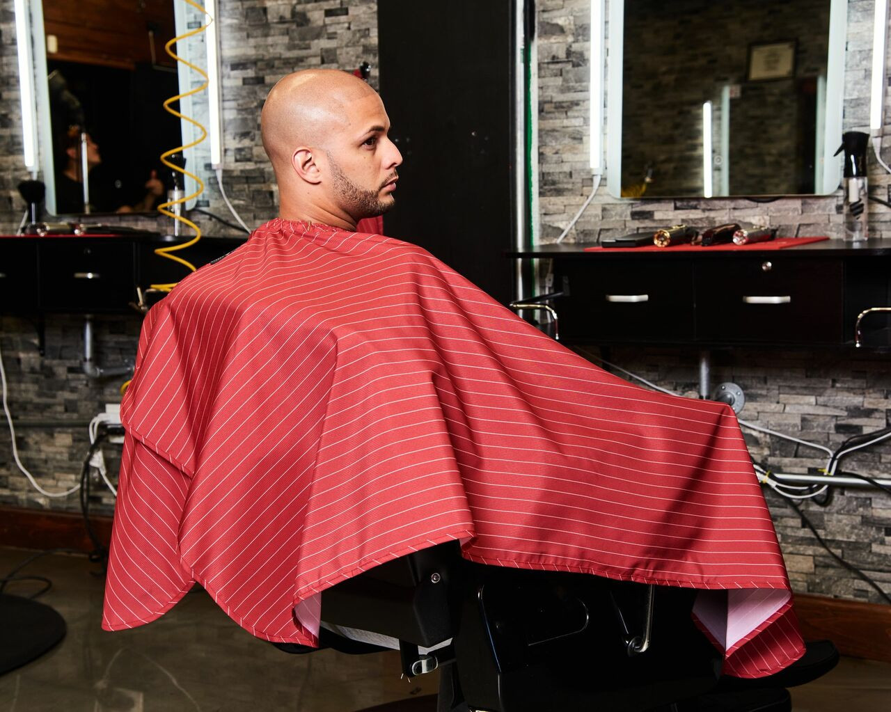 Barber cape design