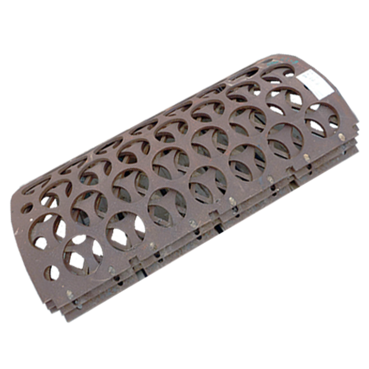 Tub horizontal grinder screens