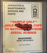 CMI Biogrind 175/260 Manual CMI Biogrind 175/260 Manual