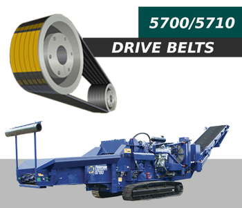 Peterson 5700/5710 Drive Belts
