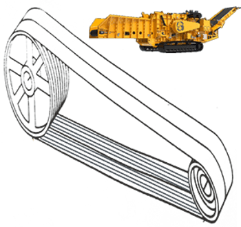 CBI-Terex Drive Belts