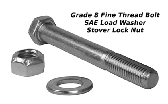 5/8" x 4.5" Bolt : Includes Nut & Washer