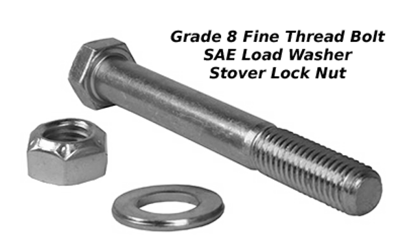 5/8" x 6" Bolt : Includes Nut & Washer