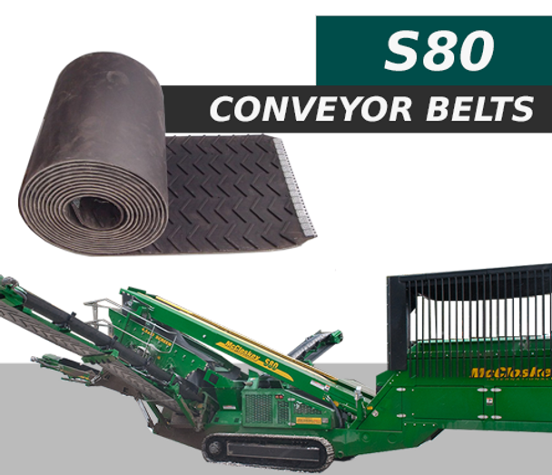McCloskey S80 Conveyor Belts
