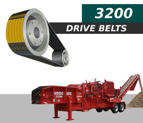 morbark 3200 drive belts image