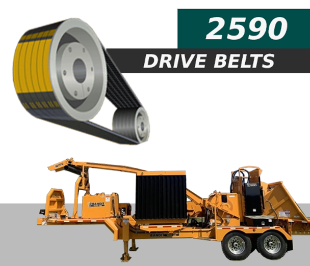 Bandit 2590  Drive Belts