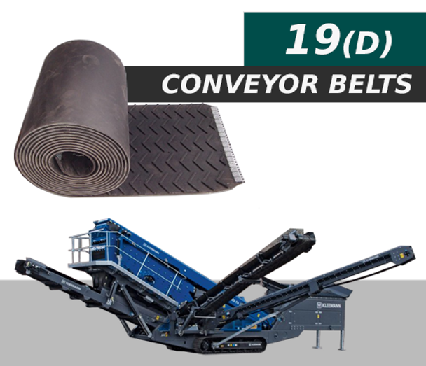 Kleemann MS 19D (3-deck) Conveyor Belts