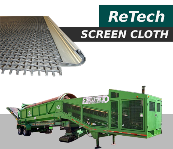 ReTech Trommel Screen Cloth - All Models