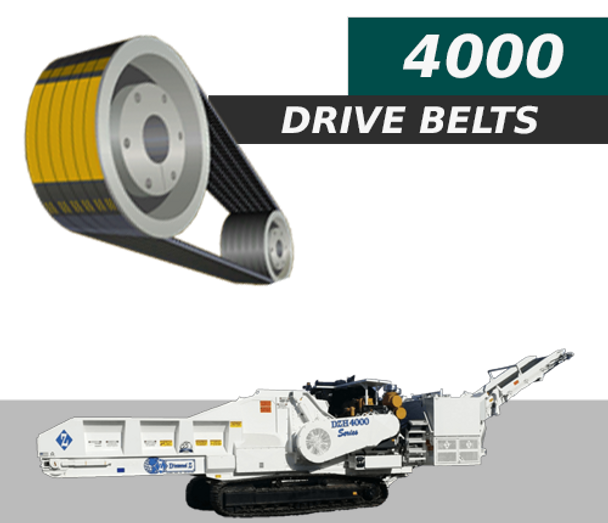Diamond Z 4000 Drive Belts