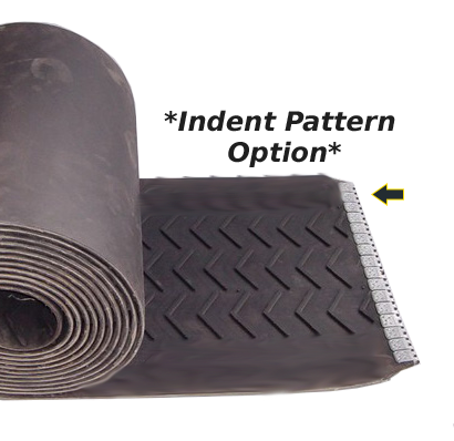 2-ply 220# Bare Small Chevron Belting