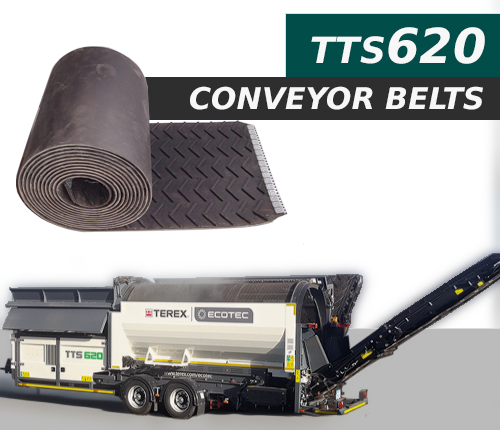 Terex Ecotec TTS 620 Conveyor Belts