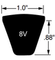 8VK (Kevlar) Wedge Belt