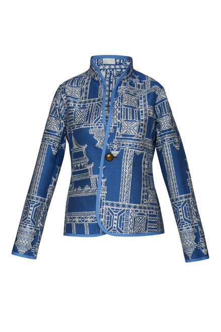 Azure Pagoda Reversible Jacket Reverse