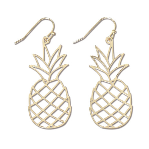 Pineapple Cutout Earrings