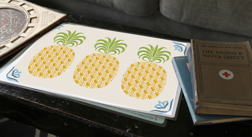 Newport Pineapple Laminated Placemat