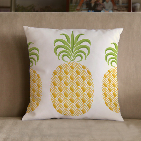 Newport Pineapple Throw Pillow
