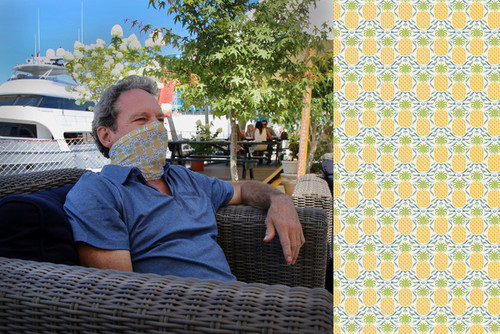 Newport Pineapple Design Neck Gaiter