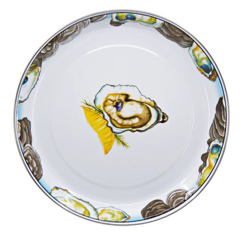 Enamelware Oyster Tray