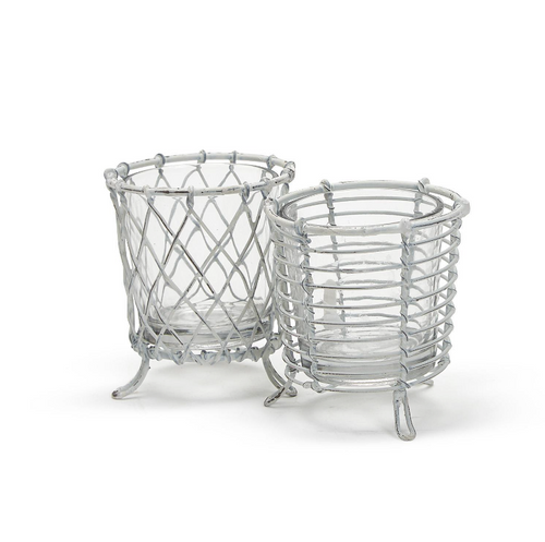 French Wire Candle/Plant Holder