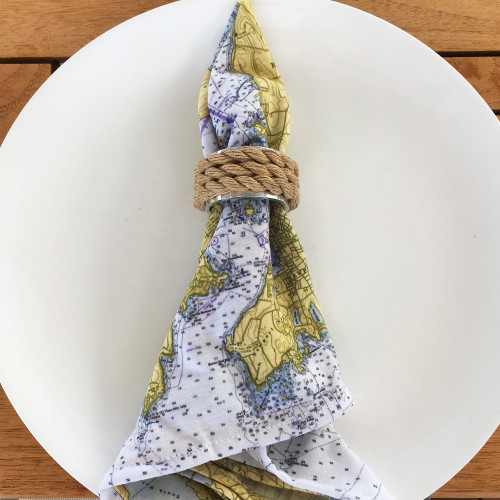 newport nautical cloth napkins mapkins