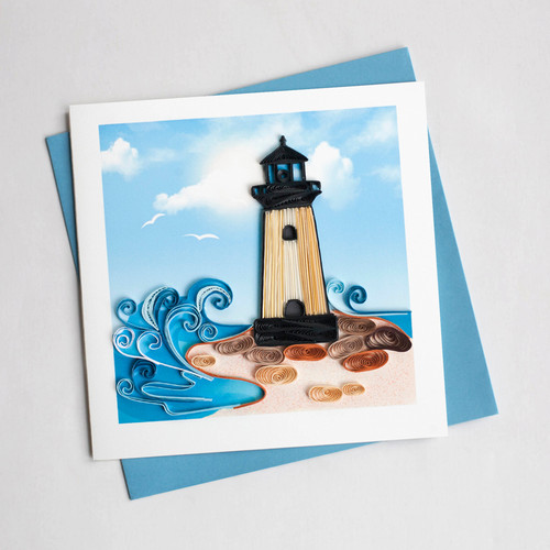 Lighthouse Quilling Card