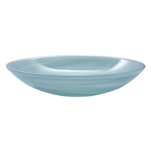 Mariposa Blue Alabaster Serving Bowl