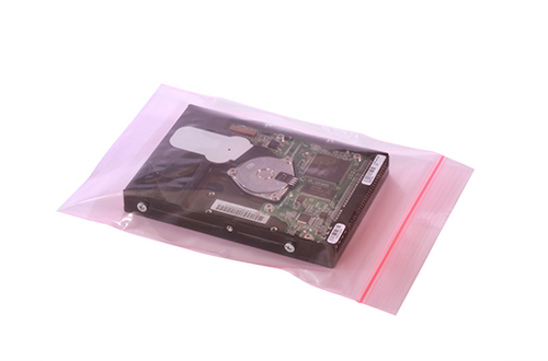 Reclosable Pink Antistatic Bags 4 mil