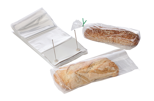 Clear Wicketed Bread Bags 1 mil, 2.5" - 4" Bottom Gusset