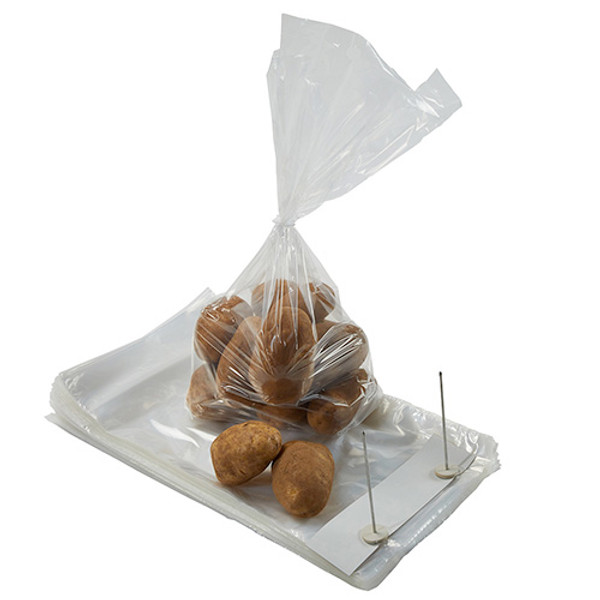 Clear Wicketed Bread Bags 1 mil, 3" - 4" Gusset