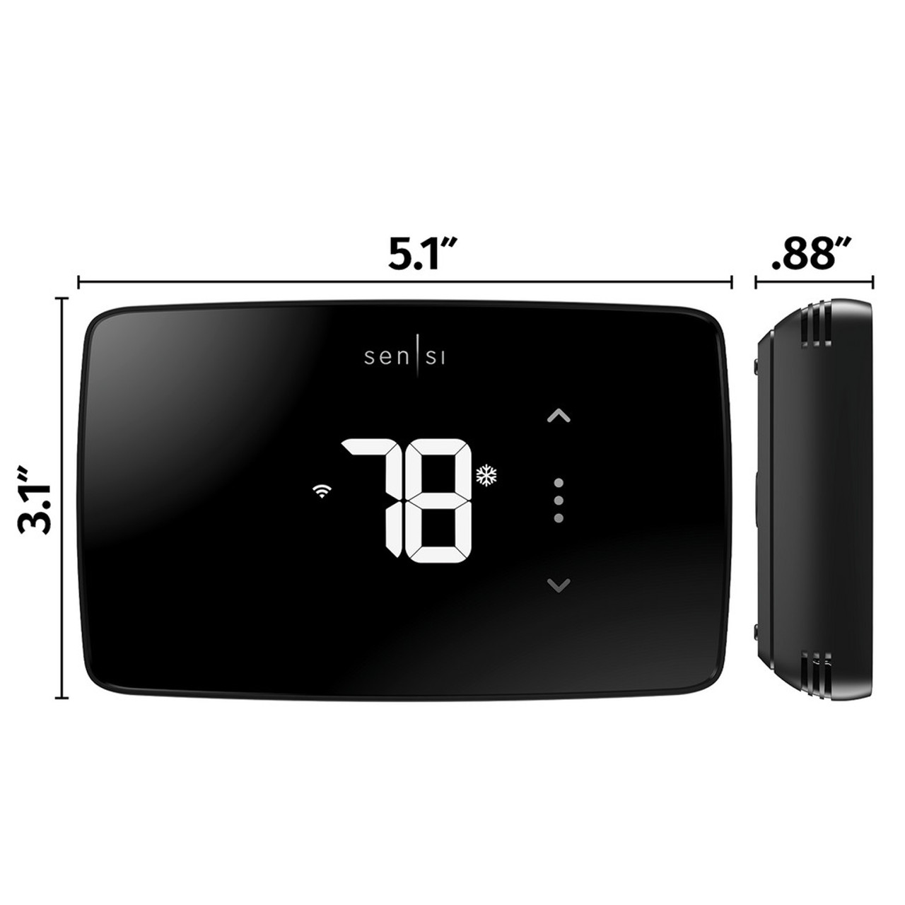 Sensi Thermostat Lite  5.1"L x 3.1H