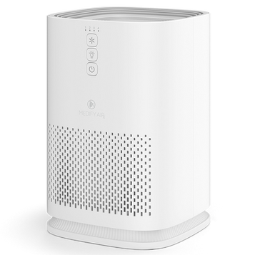 White Air Purifier facing left White Air Purifier facing left