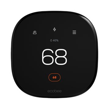 ecobee Smart Thermostat Enhanced set to 68° heat ecobee Smart Thermostat Enhanced set to 68° heat