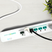 7-Outlet Advanced Power Strip in use