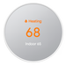 Nest Thermostat set to 68 degrees heating