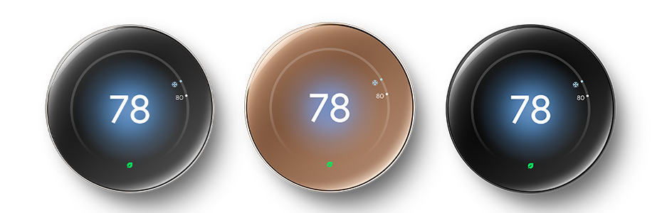 ecobee smart thermostat with sensor side by side