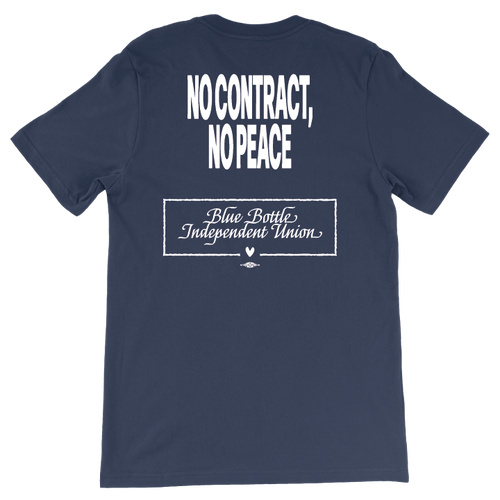 No Contract, No Peace (Navy Tee)