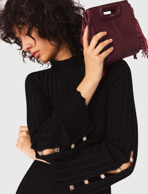 High neck knit dress - Black High neck knit dress - Black