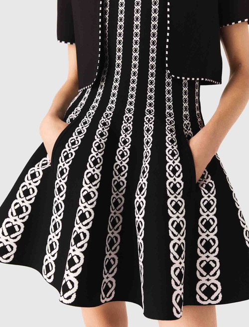 Cropped cardigan - Black