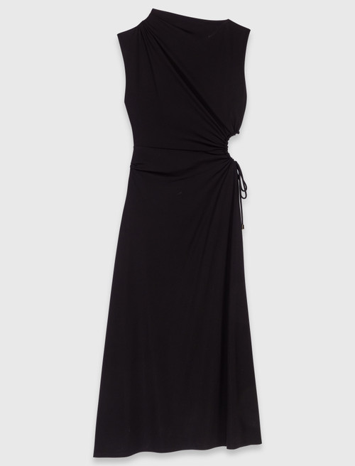 Cutout waist maxi dress - Black