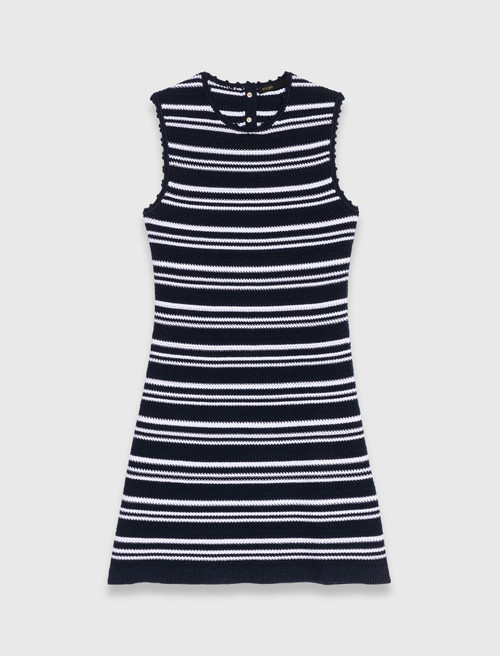 Short crochet dress - Navy