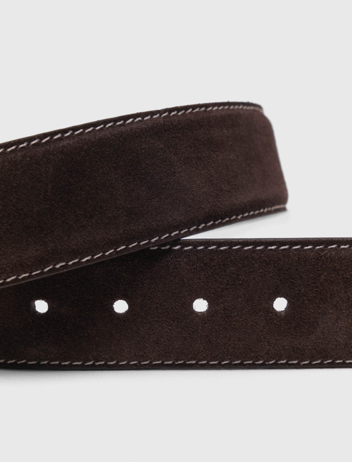 Suede belt - Brown