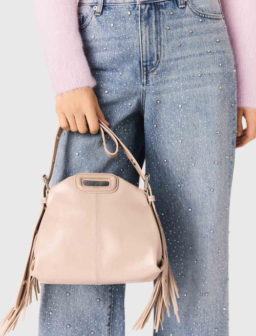 Naplak leather Miss M Mini bag - Beige