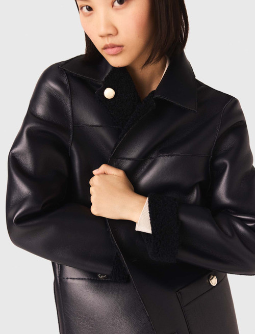 Reversible faux shearling - Navy