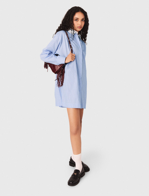 2 in 1 shirt dress - Blue
