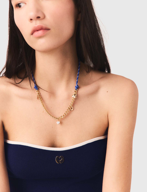 Sailor rope chain necklace - Gold