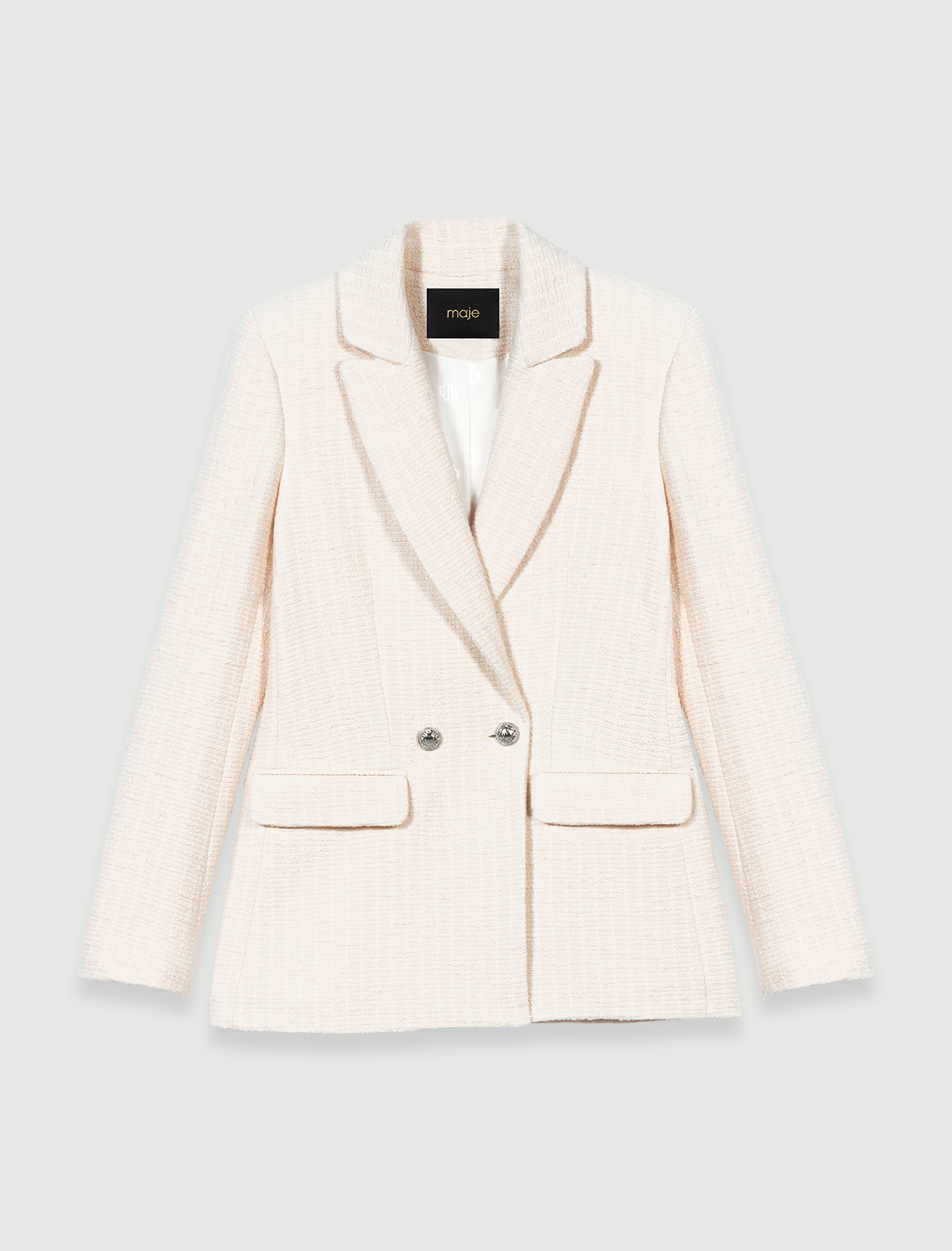 Tweed blazer - White